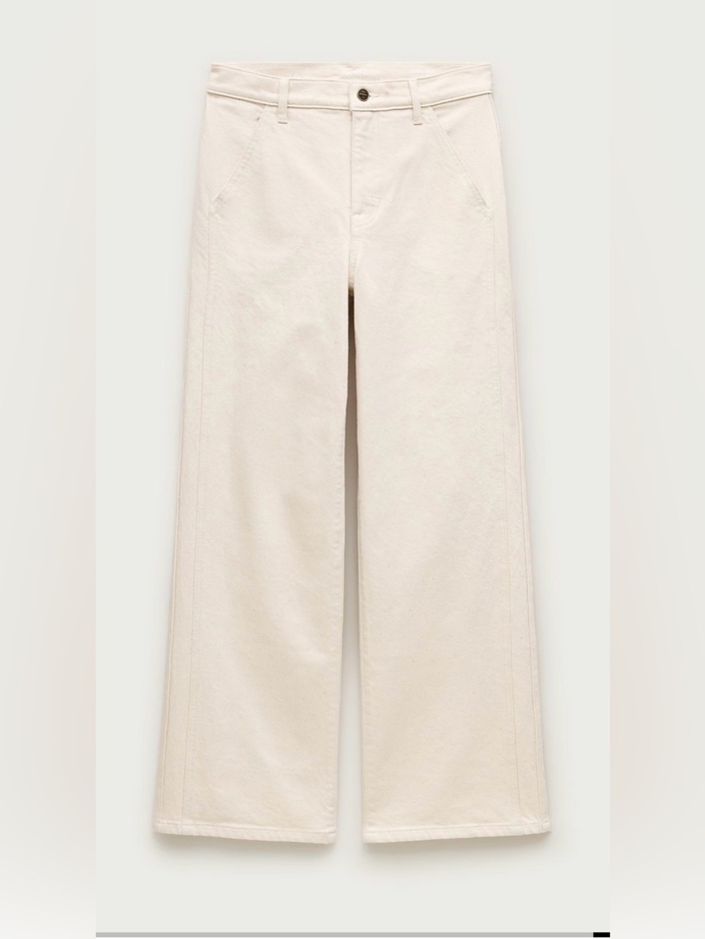 J. Crew 31 T/Tall utility slim-wide jean in Ecru Wash - NWT